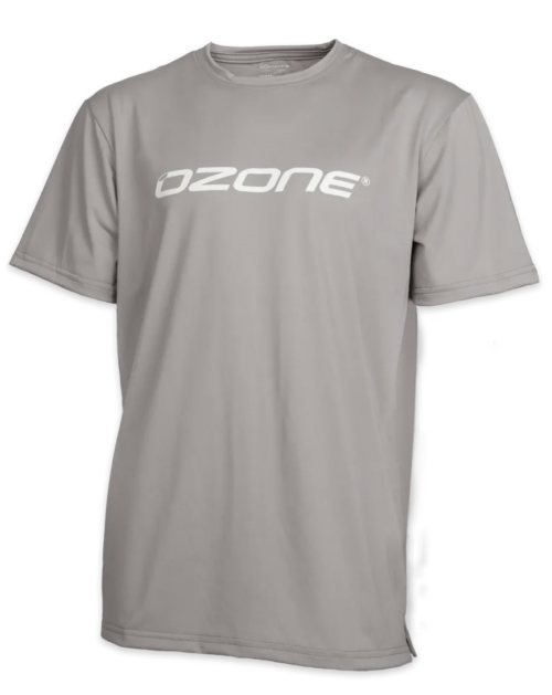 tech short sleeve grey