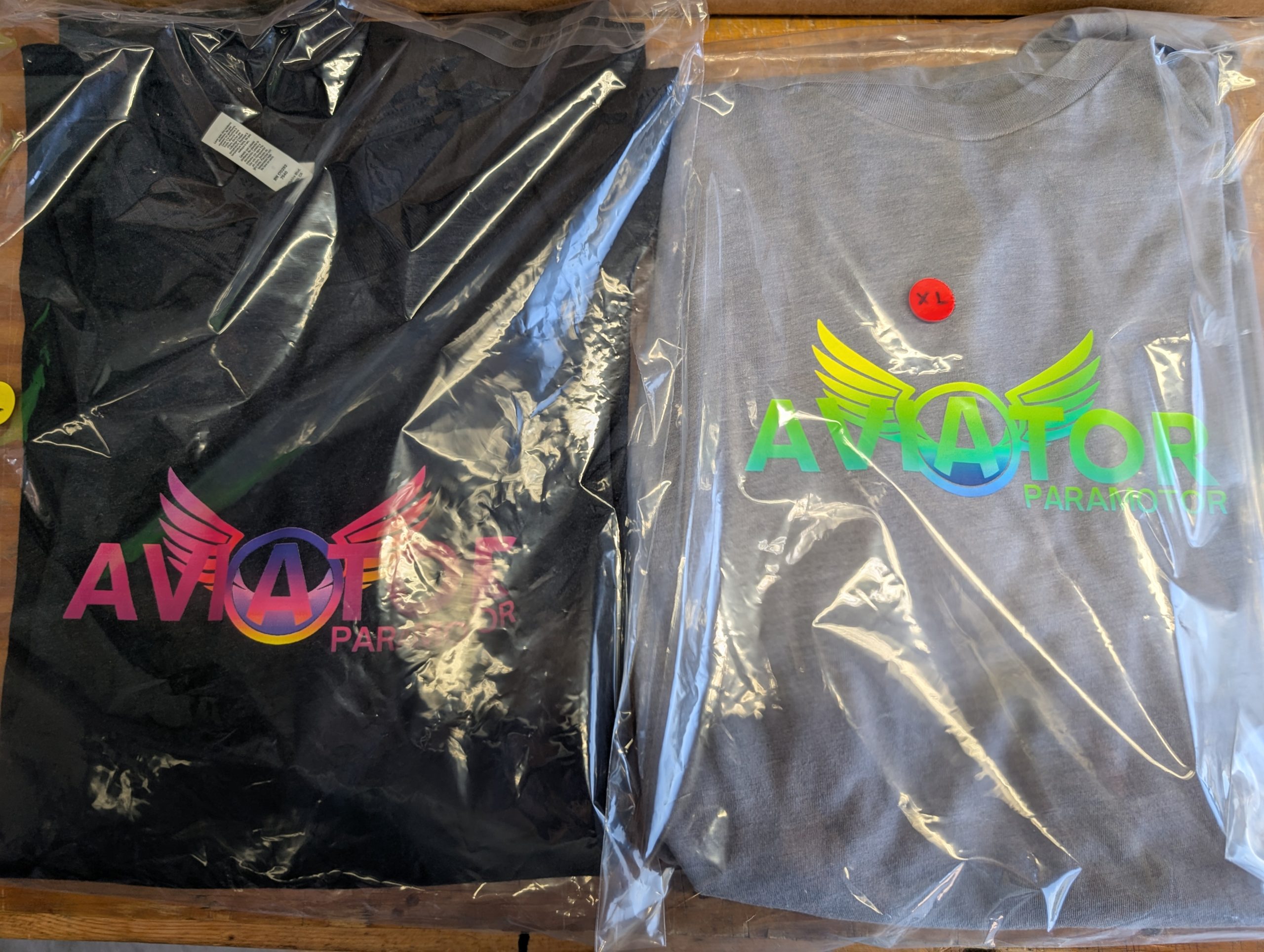 Aviator Paramotor Premium Logo T-Shirt.  Cotton/poly blend